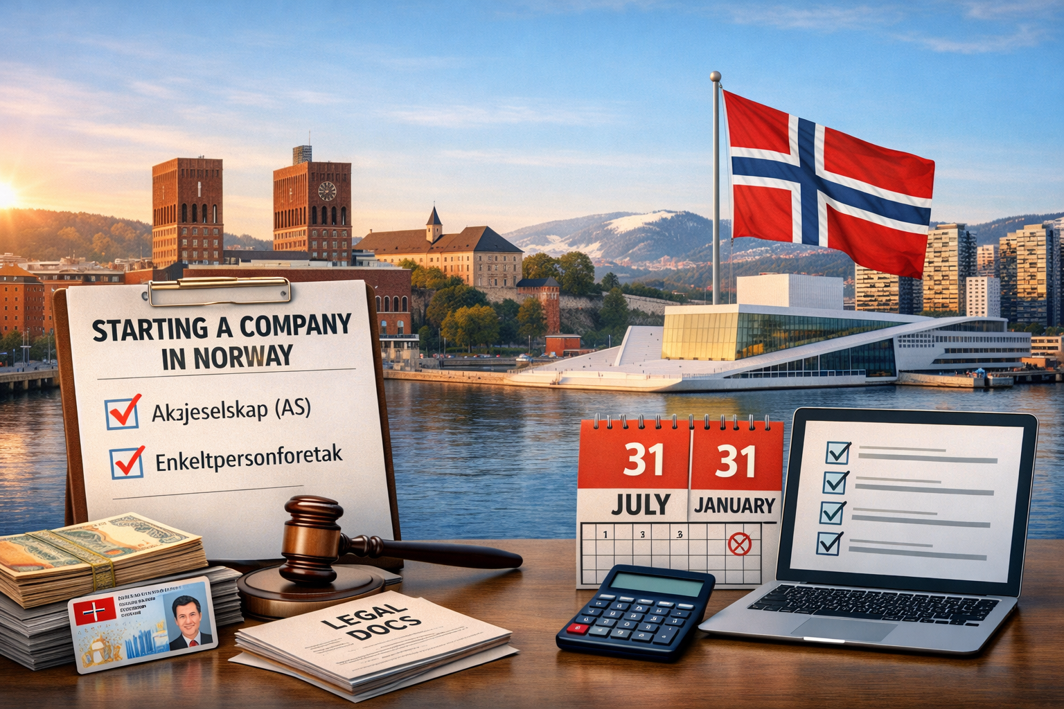 Hvordan starte et selskap i Norge i